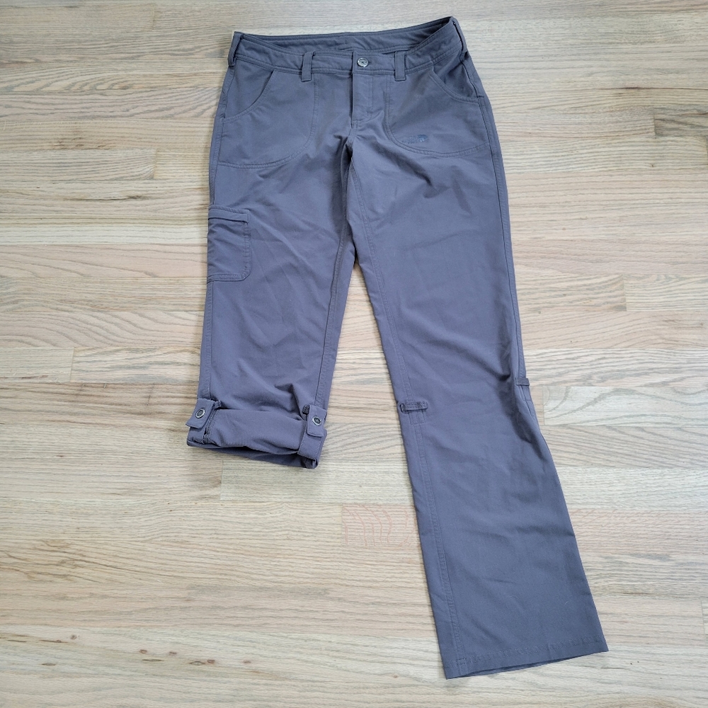 North Face Gray Roll-up Hiking Pants